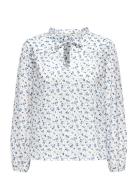 Onlroanne L/S Top Wvn Noos White ONLY