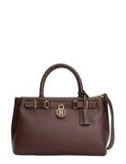 American Icon Mini Tote Leather Brown Tommy Hilfiger
