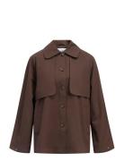 Objpaula Re L/S Trench Jacket Noos Brown Object