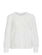 Vifina L/S O-Neck Top - Noos White Vila