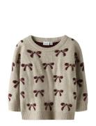 Nmfsenya Ls Knit Beige Name It