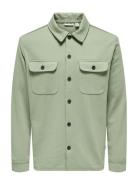 Onsnewkodyl Overshirt Sweat Noos Khaki ONLY & SONS