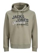 Jjelogo Sweat Hood 2 Col 25/26 Noos Khaki Jack & J S
