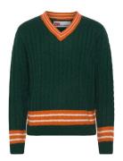 Dp Brenton V Neck Knit Green Denim Project