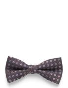 Mini Pattern Bow Tie Brown Lindbergh Black
