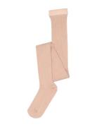 Cotton Rib Tights Pink Mp Denmark