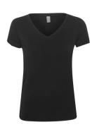 Cupoppy V-Neck T-Shirt Black Culture
