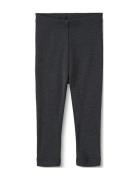 Wool Leggings Agi Navy Wheat