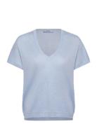Mscarlina Batsleeve Knit Tee Blue Minus