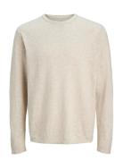Jjesummer Knit Crew Neck Sn Cream Jack & J S