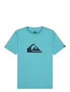 Ev Comp Logo Ss Youth Blue Quiksilver