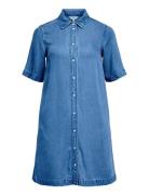 Objframe 2/4 Re Denim Dress Noos Blue Object