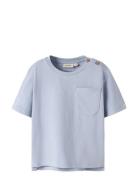 Nmmdolan Ss Loose Top Lil Noos Blue Lil'Atelier
