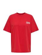 Onlkinna S/S Over Top Box Jrs Red ONLY