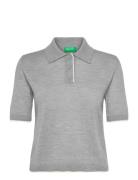 H/S Polo Shirt Grey United Colors Of Benetton