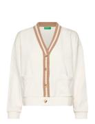 L/S Cardigan White United Colors Of Benetton