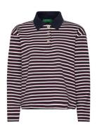 L/S Polo Shirt Navy United Colors Of Benetton
