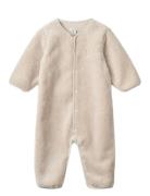 Bailey Baby Pile Jumpsuit Cream Liewood