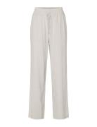 Slfviva-Gulia Hw Long Sun Pant Noos Beige Selected