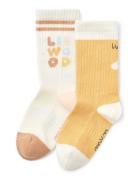 Annette Socks 2-Pack Yellow Liewood