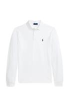 Custom Slim Fit Stretch Mesh Polo Shirt White Polo Ralph Lauren