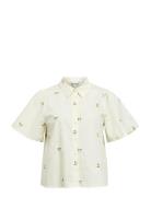 Objmolia S/S Re Shirt 143 Cream Object