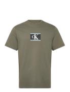 Ss 30S Eu Sp Ck Box Tape Graphic Beige Calvin Klein