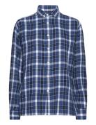 Relaxed Fit Plaid Cotton Shirt Blue Polo Ralph Lauren