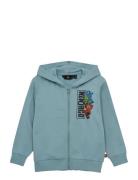 Lwsaku 605 - Hooded Sweatshirt Blue LEGO Kidswear