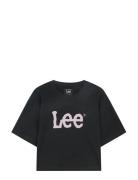 Ss Cropped Tee Pink Lee Jeans