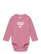 Hmlmini Logo Body L/S Pink Hummel