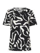 Almaiw Print Tshirt Black InWear