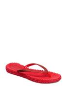 Flip Flops With Glitter Red Ilse Jacobsen