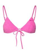 Nike W Terry Bikini Top Retro Flow Pink NIKE SWIM