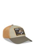 Square Patch Trucker Yellow/Dark Green Von Dutch Brown Von Dutch