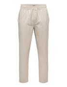 Onsreid Linus Tapered 0571 Slub Pant Beige ONLY & SONS