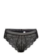 Dkny Superior Lace High-Cut Brief B Black DKNY Homewear