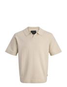 Jprblamilano Spring Split Neck Ss Sn Cream Jack & J S