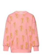 Winter Flowers Aop Sweatshirt Pink Mini Rodini