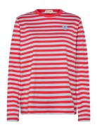 Tasaraita Unikko Ls Red Marimekko
