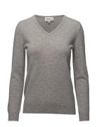 Brushed Roll Neck Sweater Beige Davida Cashmere
