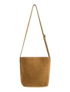 Bag Shopper Suede Em Brown Lindex