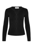 Soft Knit Rib Cardigan Black Organic Basics