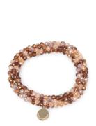 Bubble Elastic Brace G/Brown - Brown SNÖ Of Sweden