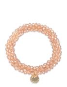 Bubble Elastic Brace G/Champagne - Pink SNÖ Of Sweden