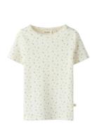 Nmfgago Ss Slim Top Lil Noos Cream Lil'Atelier