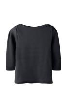 Nlfenvo 3/4 Short Boatneck S Top Black LMTD
