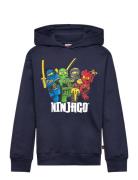 Lwsian 111 - Hooded Sweatshirt Navy LEGO Kidswear