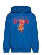 Lwsaku 701 -Hooded Sweatshirt Blue LEGO Kidswear