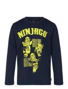 Lwtaffy 606 - T-Shirt L/S Navy LEGO Kidswear